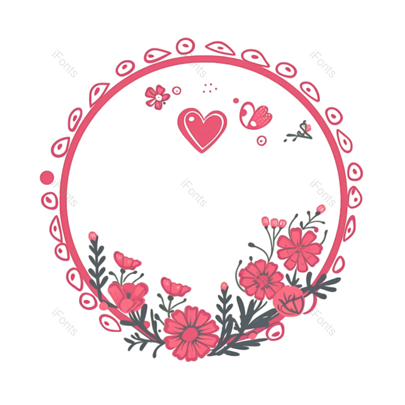 花卉插画图片,花朵插画元素,PNG,免抠素材